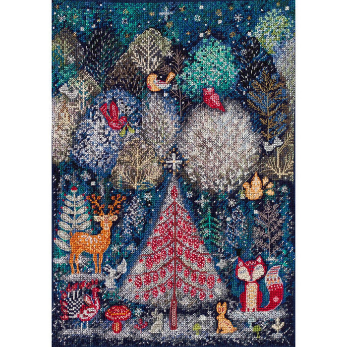 Cross stitch kit In the winter forest one day AH-153
