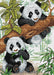 Pandas SM-050 Cross-stitch kit - Wizardi