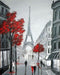 Paris Sketches WD2344 18.9 x 14.9 inches - Wizardi