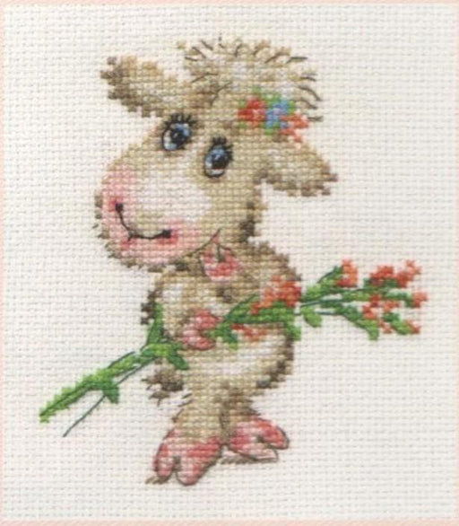 Pretty Lamb 0-105 Cross-stitch kit - Wizardi
