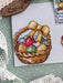 Rabbit and Carrots. Magnets SR-499 Plastic Canvas Counted Cross Stitch Kit - Wizardi