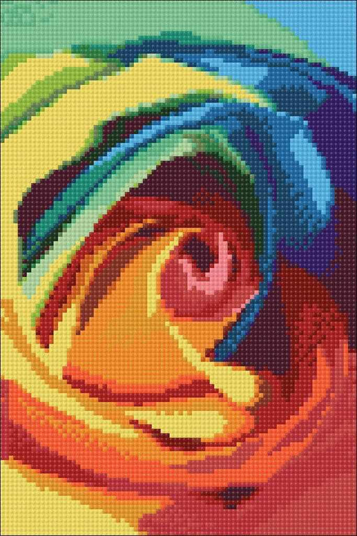Rainbow Rose WD023 7.9 x 11.8 inches - Wizardi