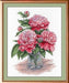 Red Flowers Cross Stitch kit HB-543 / SHB-543 - Wizardi