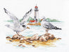 Seagulls 3-30 Cross-stitch kit - Wizardi