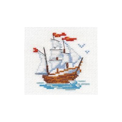 Ship 0-159 Cross-stitch kit - Wizardi
