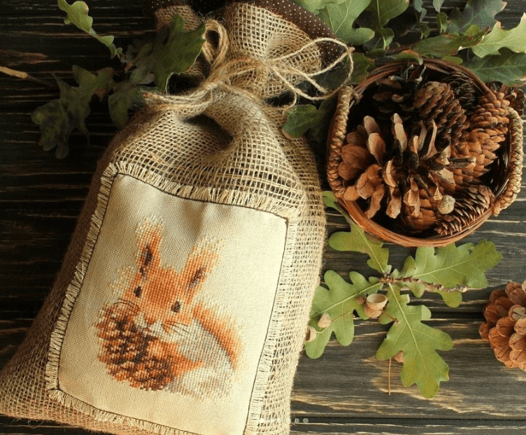 Squirell 0-173 Counted Cross-Stitch Kit - Wizardi
