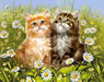 Summer Kittens WD209 18.9 x 14.9 inches - Wizardi