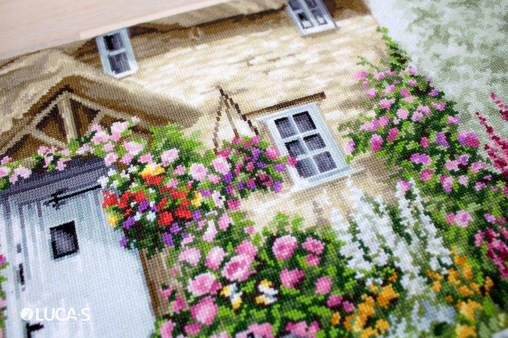 The Cottage Garden B2377L Counted Cross-Stitch Kit - Wizardi