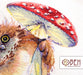 Umbrella for owl 1237 Counted Cross Stitch Kit - Wizardi