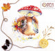 Umbrella for owl 1237 Counted Cross Stitch Kit - Wizardi