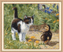 Unexpected meeting 512 Counted Cross Stitch Kit - Wizardi