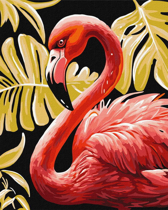 Painting by Numbers kit Graceful flamingo KHO6523