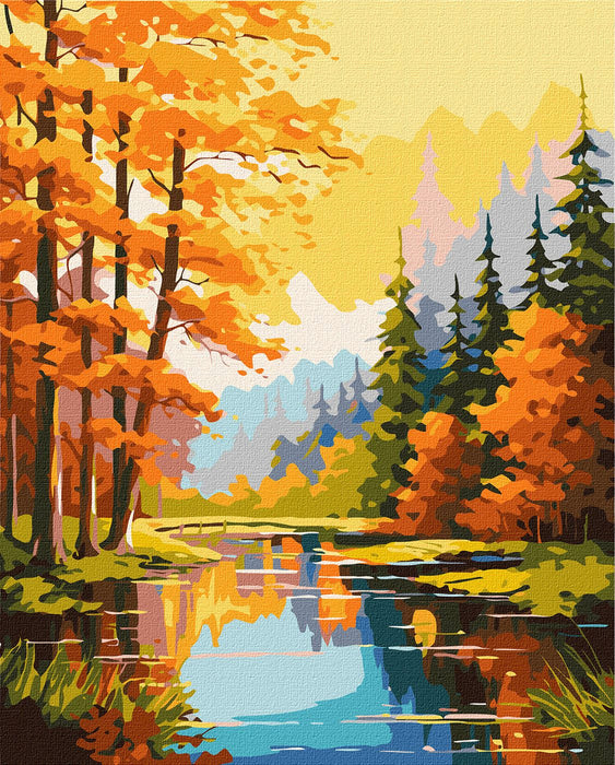 Painting by Numbers kit Autumn beauty KHO2893