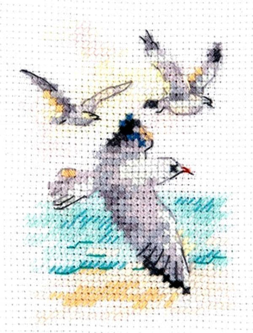 Wind from the Sea. Seagulls 0-221 - Wizardi