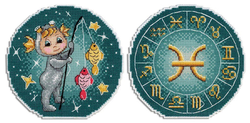 Zodiac Signs. Pisces SR-698 Cross stitch kit - Wizardi